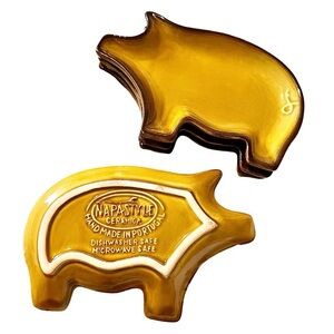 Vintage Farmhouse Pig Plates